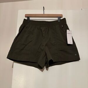 Women's Athletic Olive Shorts